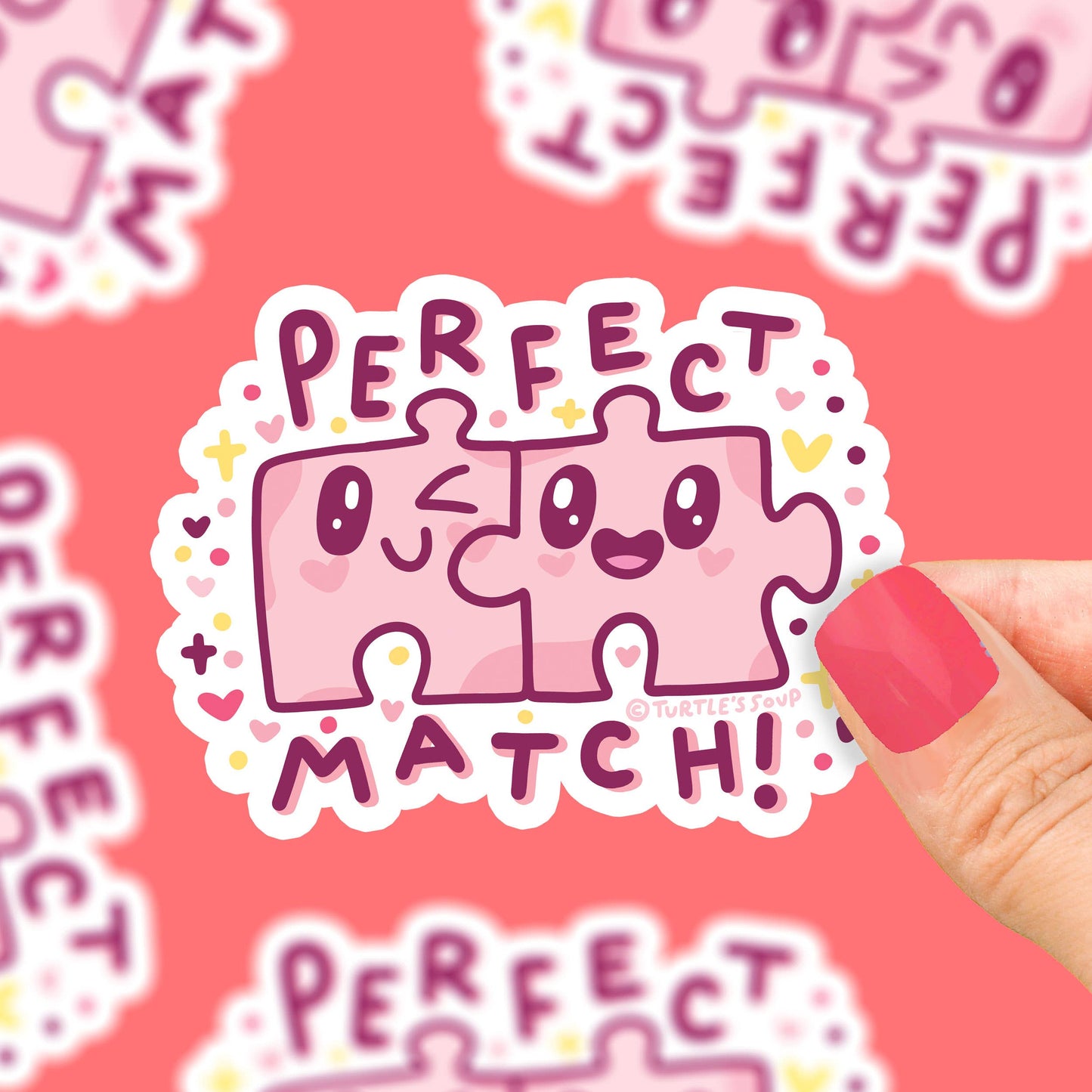 Perfect Match Vinyl Sticker