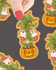 Ghost Pepper, Halloween, Funny, Foodie, Vinyl Sticker