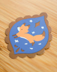Foxy Pendant Holographic Vinyl Sticker