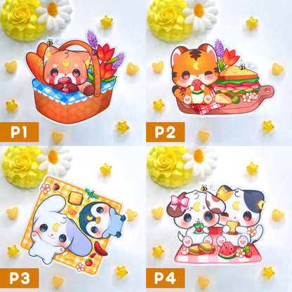 Picnic Friends Stickers