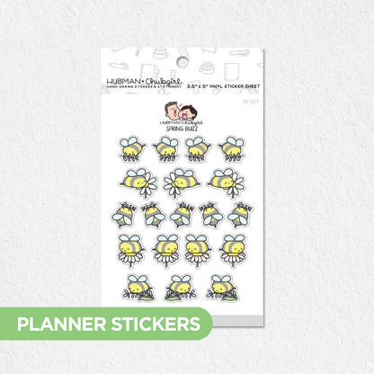 Spring Buzz Planner Stickers