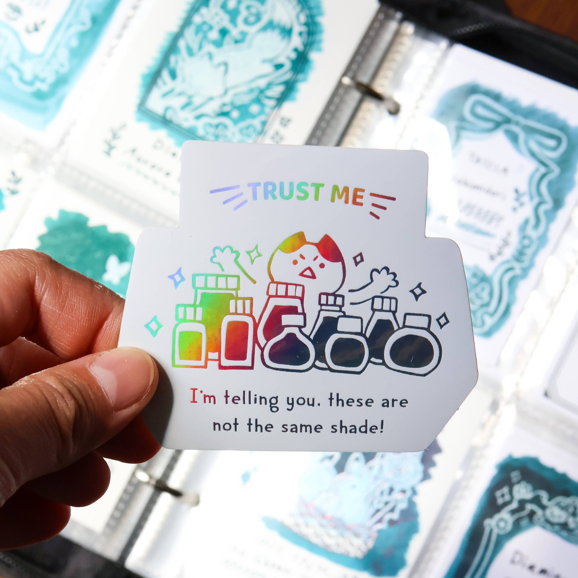 Trust Me... They're Different Vinyl Sticker