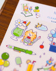 Summer Pool Party Sticker Sheet