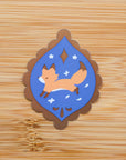 Foxy Pendant Holographic Vinyl Sticker