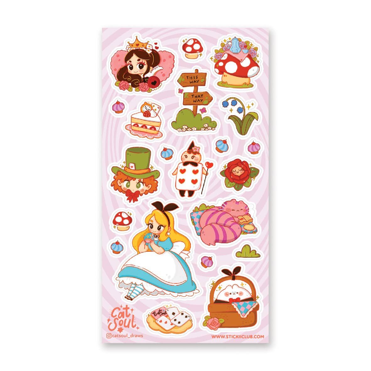 Alice’s Adorable Adventures Sticker Sheet