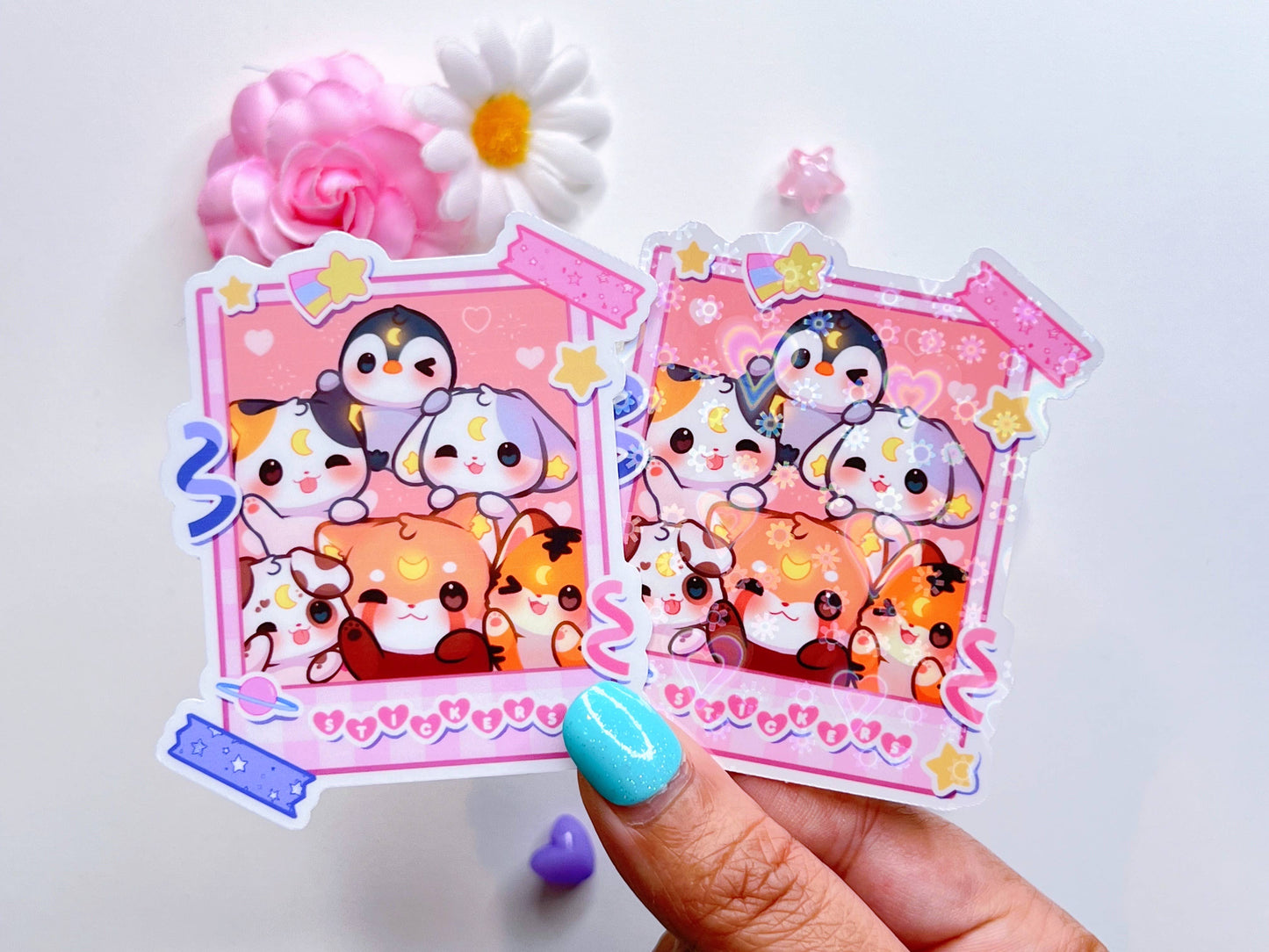 Mochi and Friends Photo Sticker