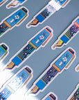 Vinyl Sticker (Holographic) Rabbit Fountain Pen