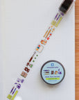Brush, Pens, and Cats PET Tape