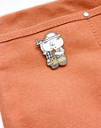 Music on the Train Enamel Pin