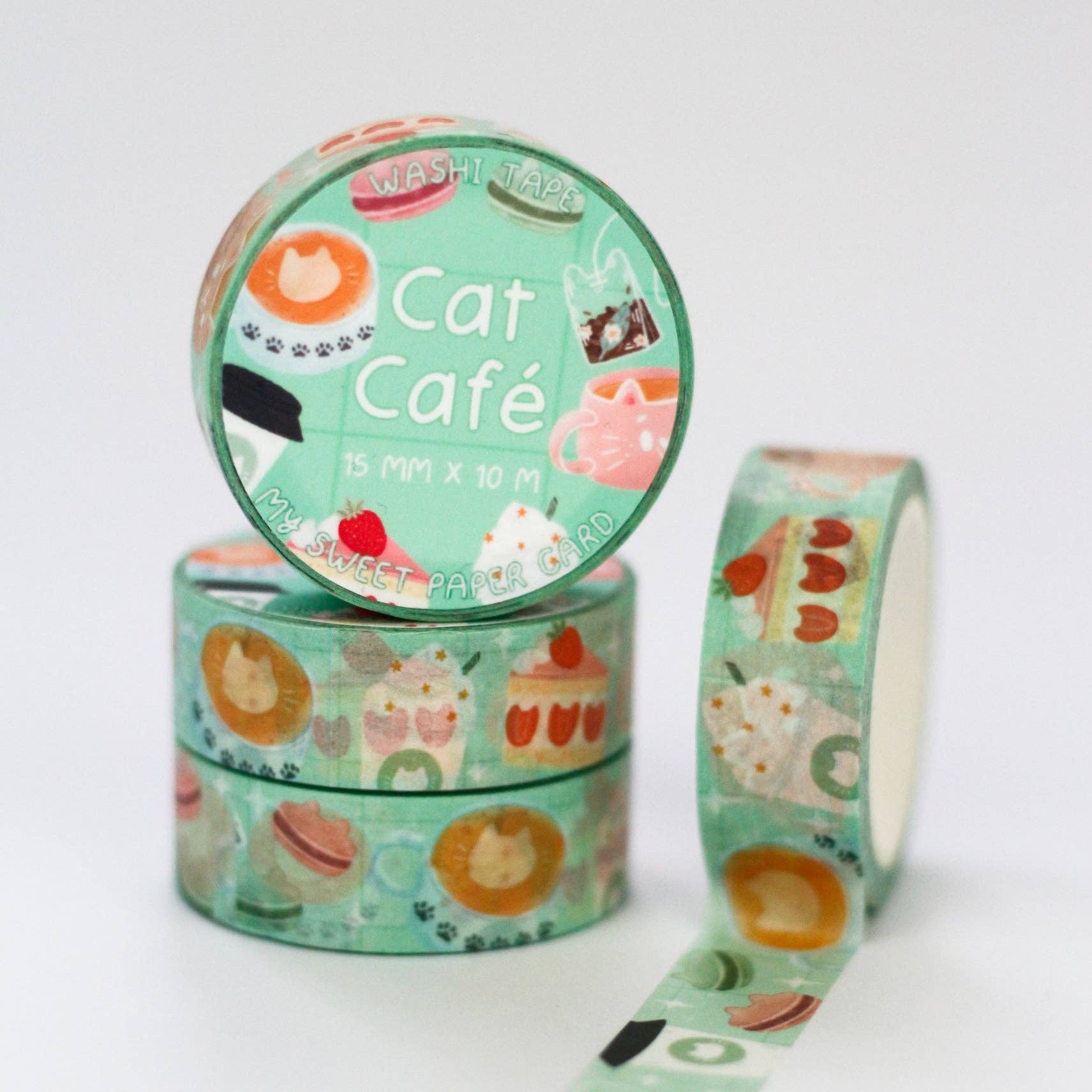 Cat Café Washi Tape