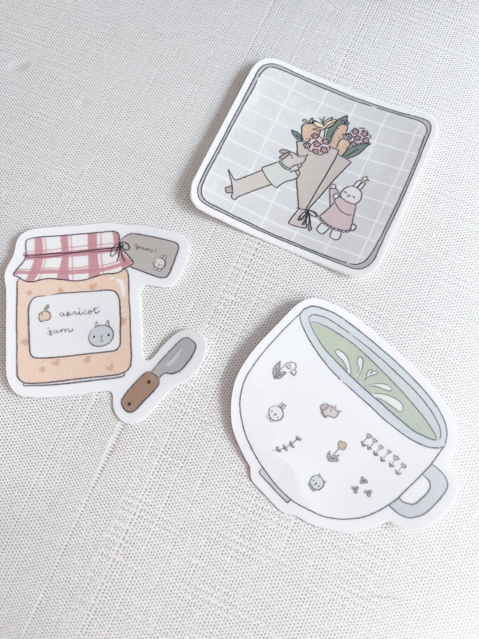 Cup of Matcha Glossy Vinyl Sticker
