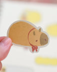 Paper Roll Labels (Kiss Cut) - Capybara