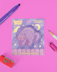 Scared Kitty Sticky Note Pad