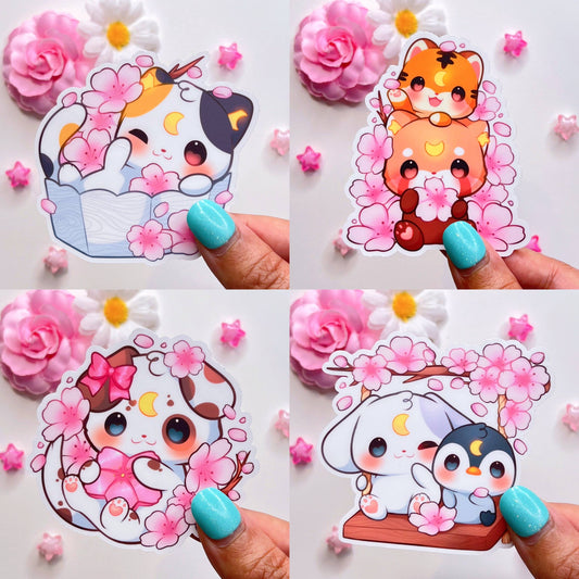 Sakura Friends Stickers