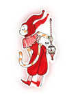 Jester Cat Vinyl Sticker