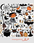 Pumpkin and Spice and Friends Clear Sticker