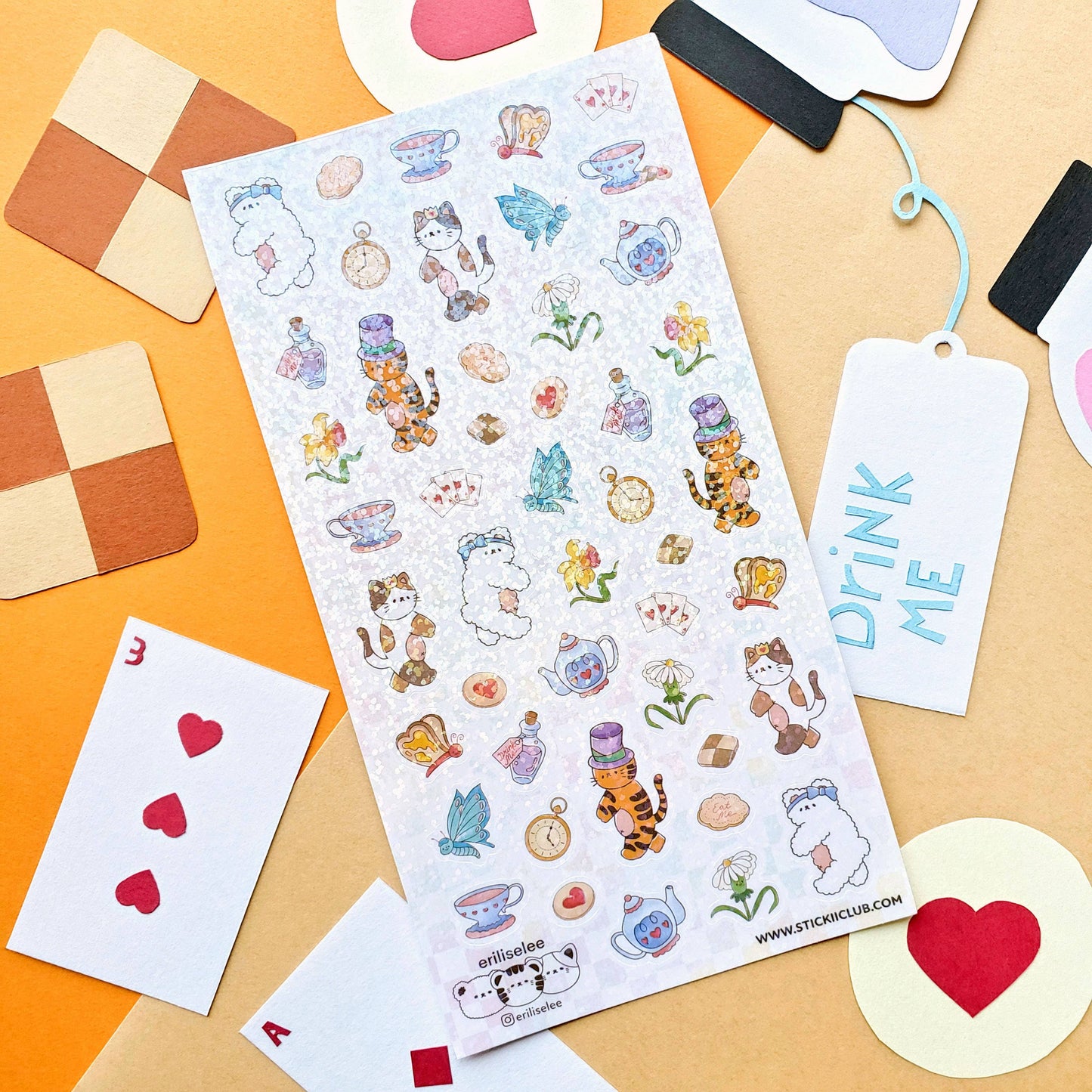 Fantastical Tea Party Sticker Sheet