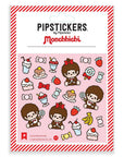Monchhichi & Sweets Sticker Sheet