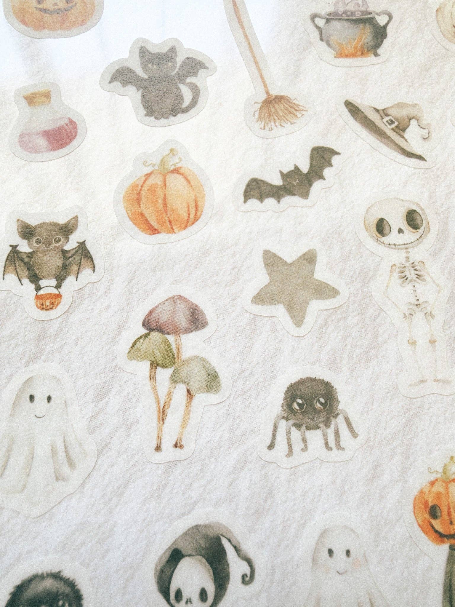 Spooky Halloween Washi Sticker Sheet