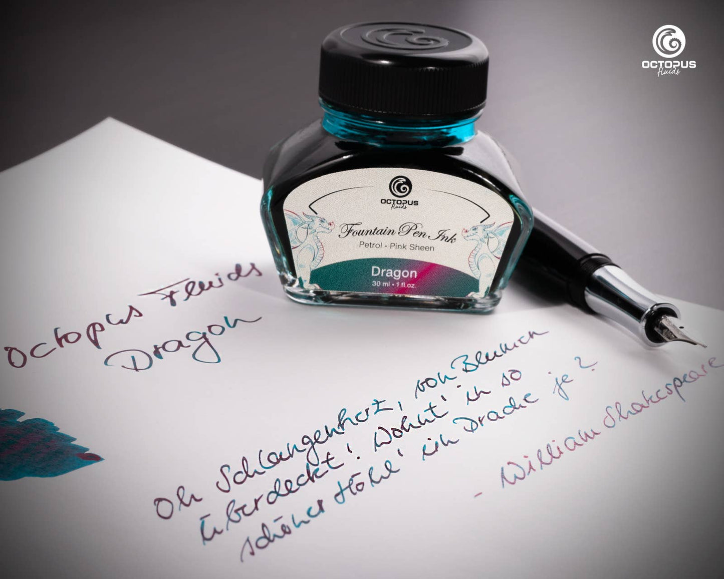 Sheen Dragon Petrol Fountain Pen Ink