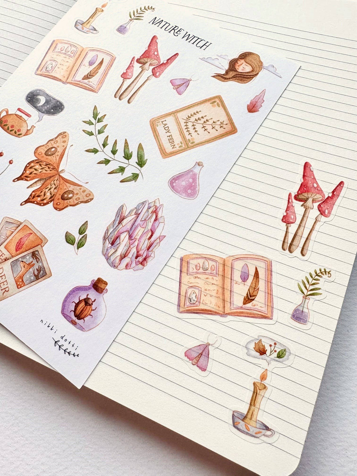 Nature Witch Sticker Sheet