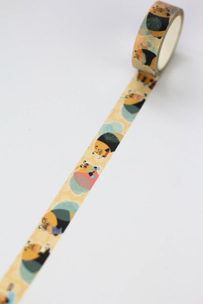 Grumbee Everyday - Bee washi tape - Cute washi tape