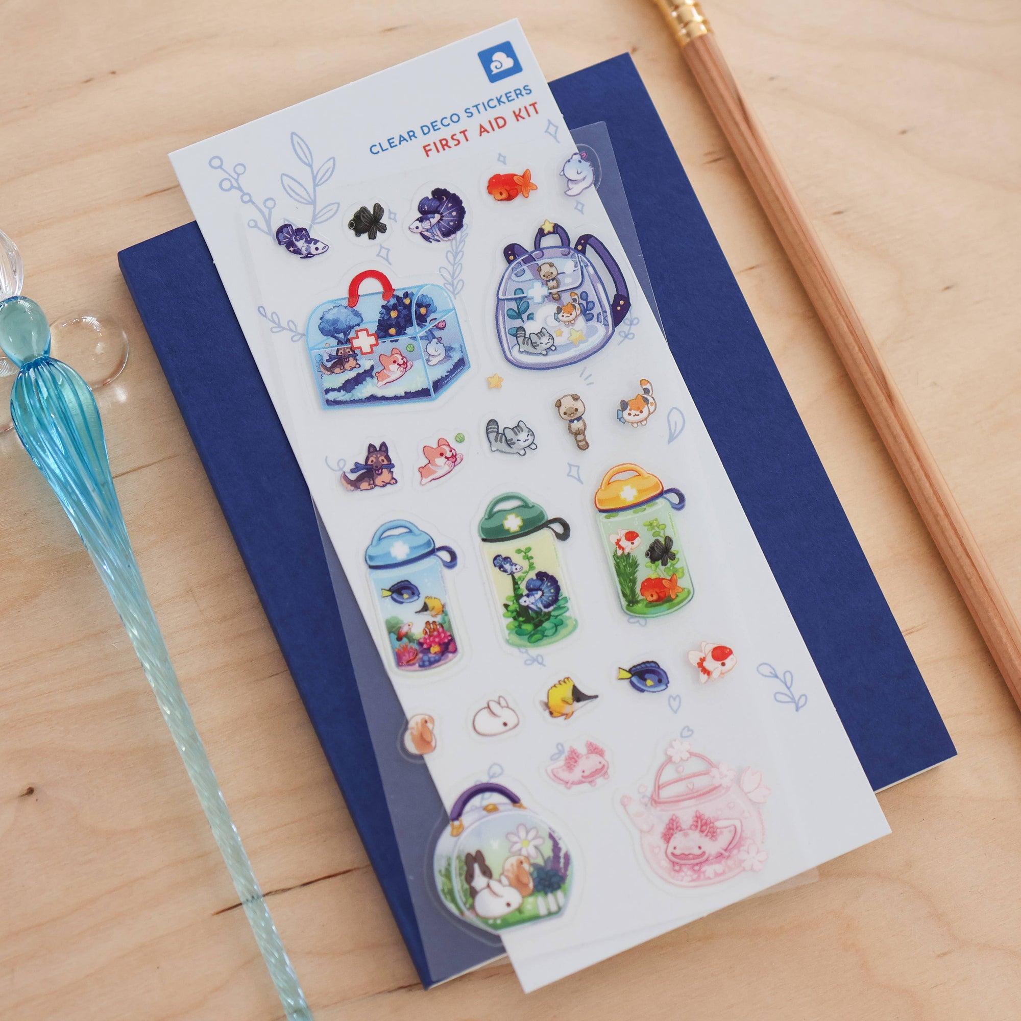 First Aid Kit Clear Sticker Sheet