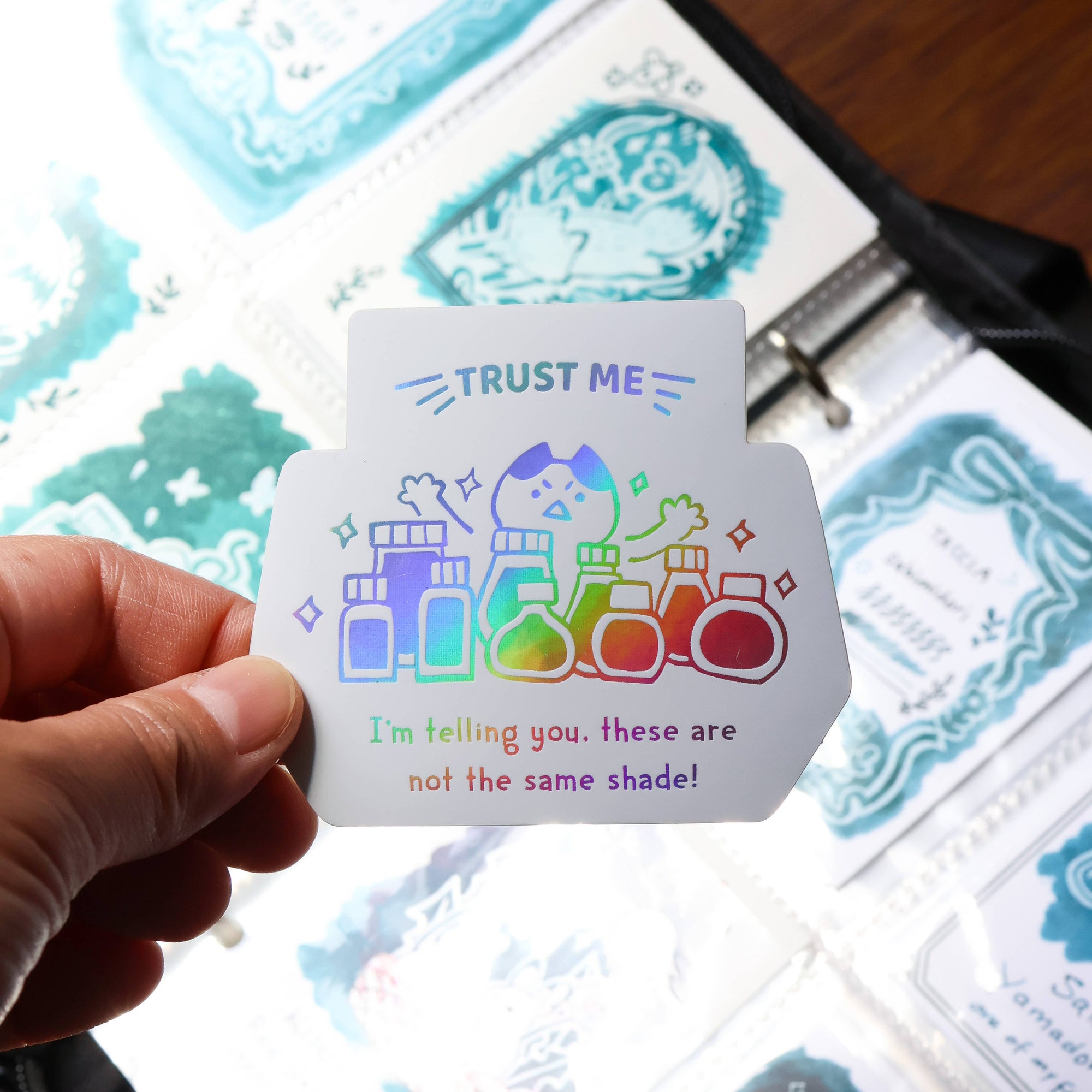 Trust Me... They're Different Vinyl Sticker
