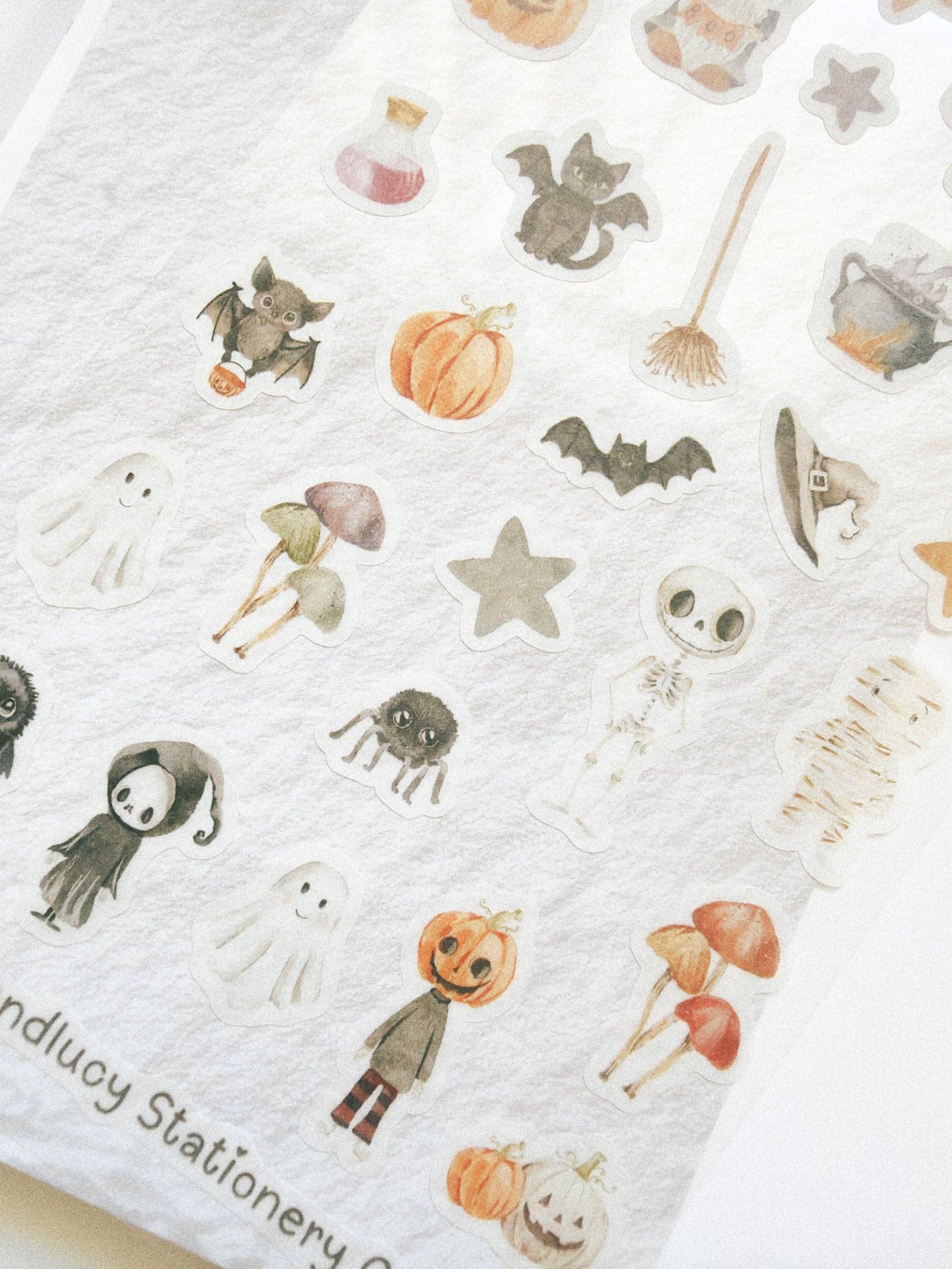 Spooky Halloween Washi Sticker Sheet
