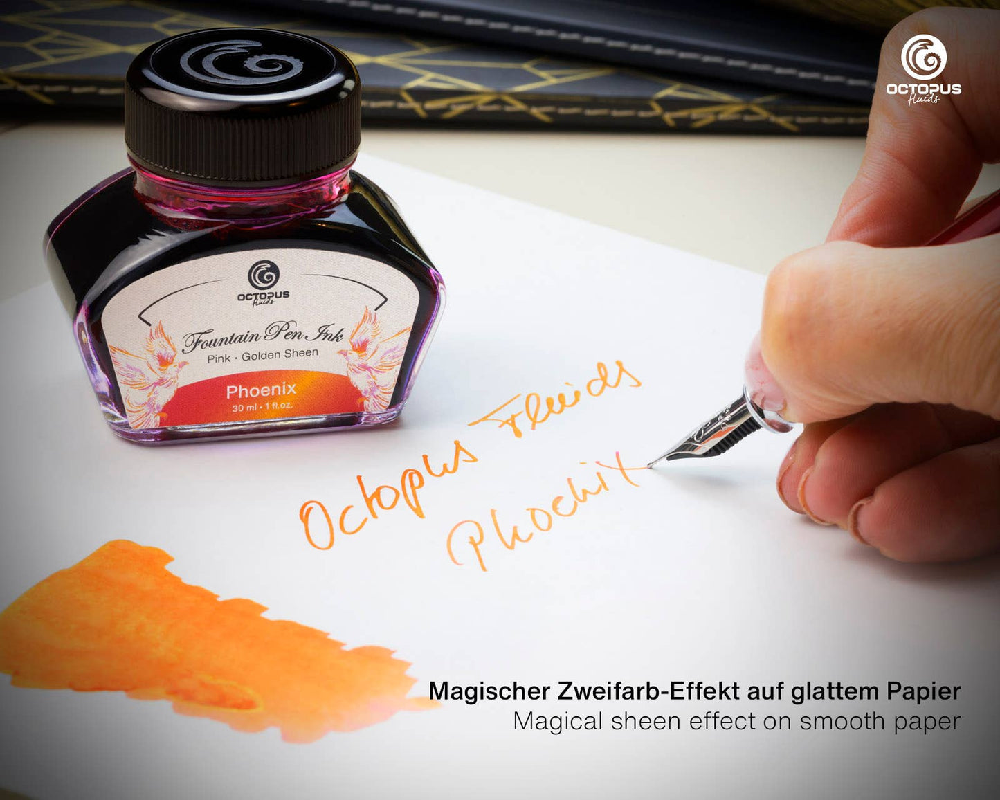 Sheen Phoenix Orange Fountain Pen Ink