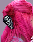 Skeleton Coffin Hair Claw