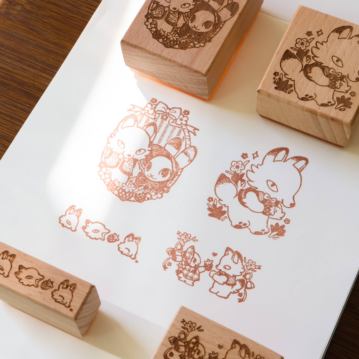 Strawberry Bunny Stamp Tin