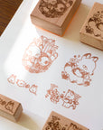 Strawberry Bunny Stamp Tin