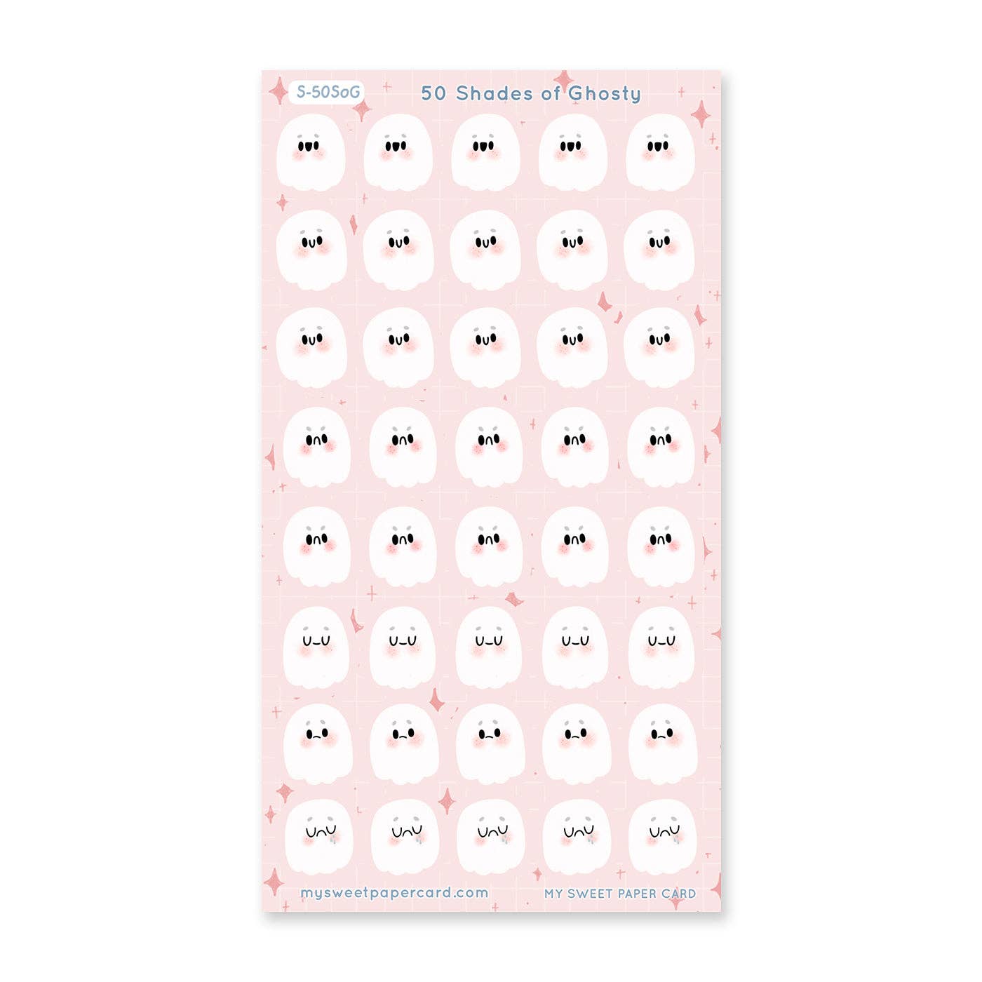 Ghosty's Moods - Stickers Sheet