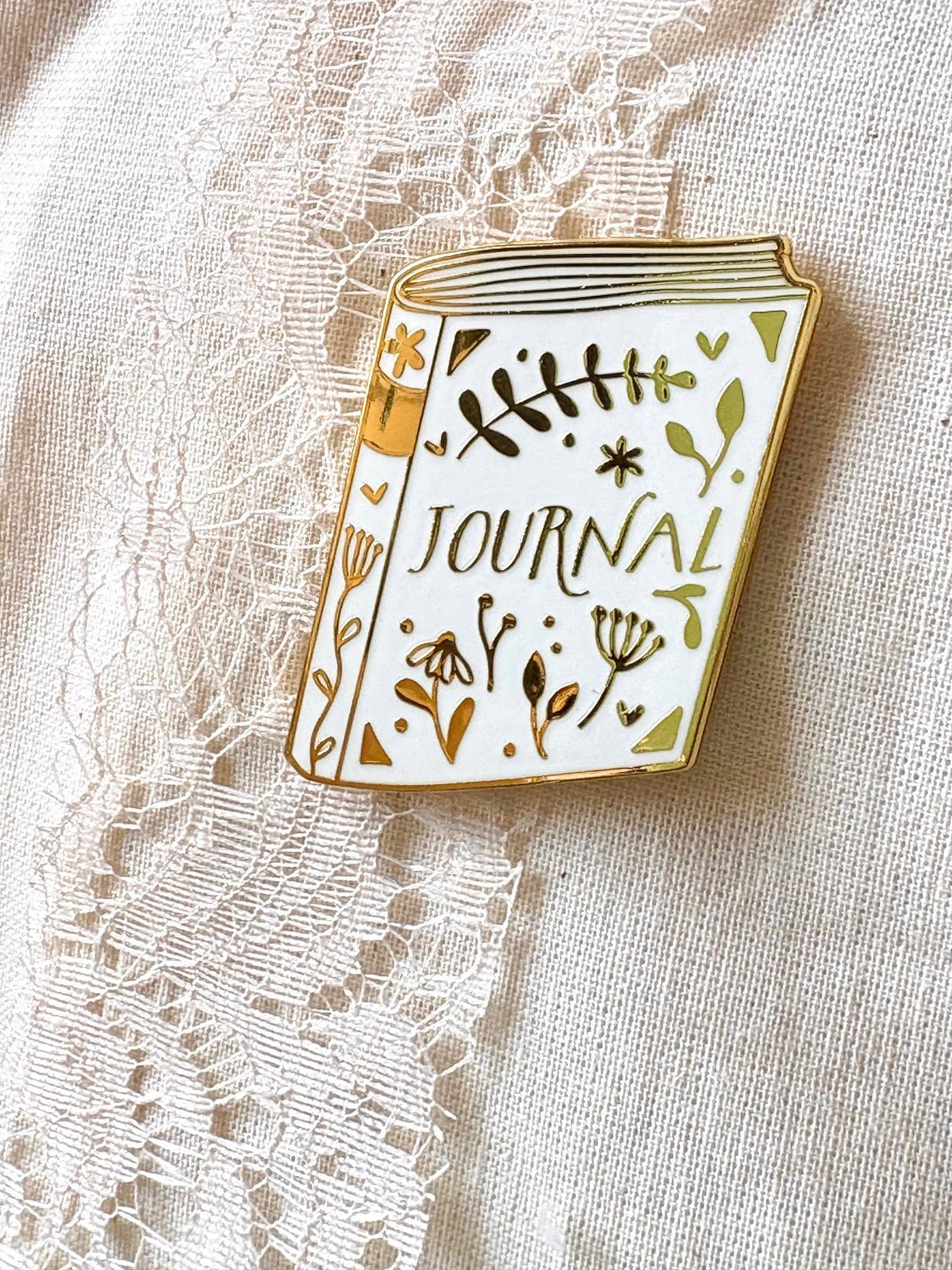 Journal Enamel Pin