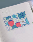 Berries Postage Transparent Vinyl Sticker