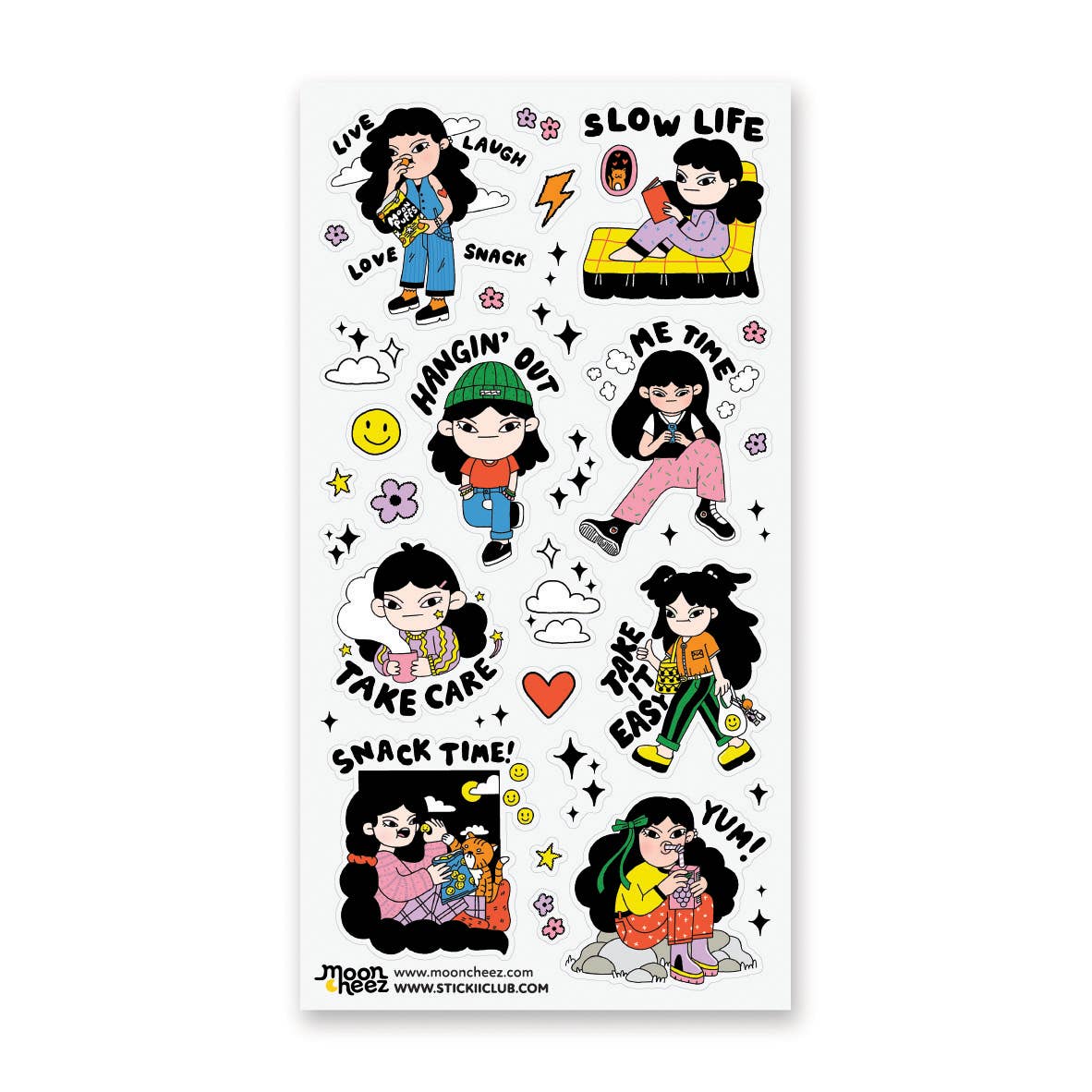 Take It Easy Sticker Sheet – Suteki Stickers