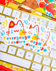 Everyday I Endure Cat Vinyl Sticker
