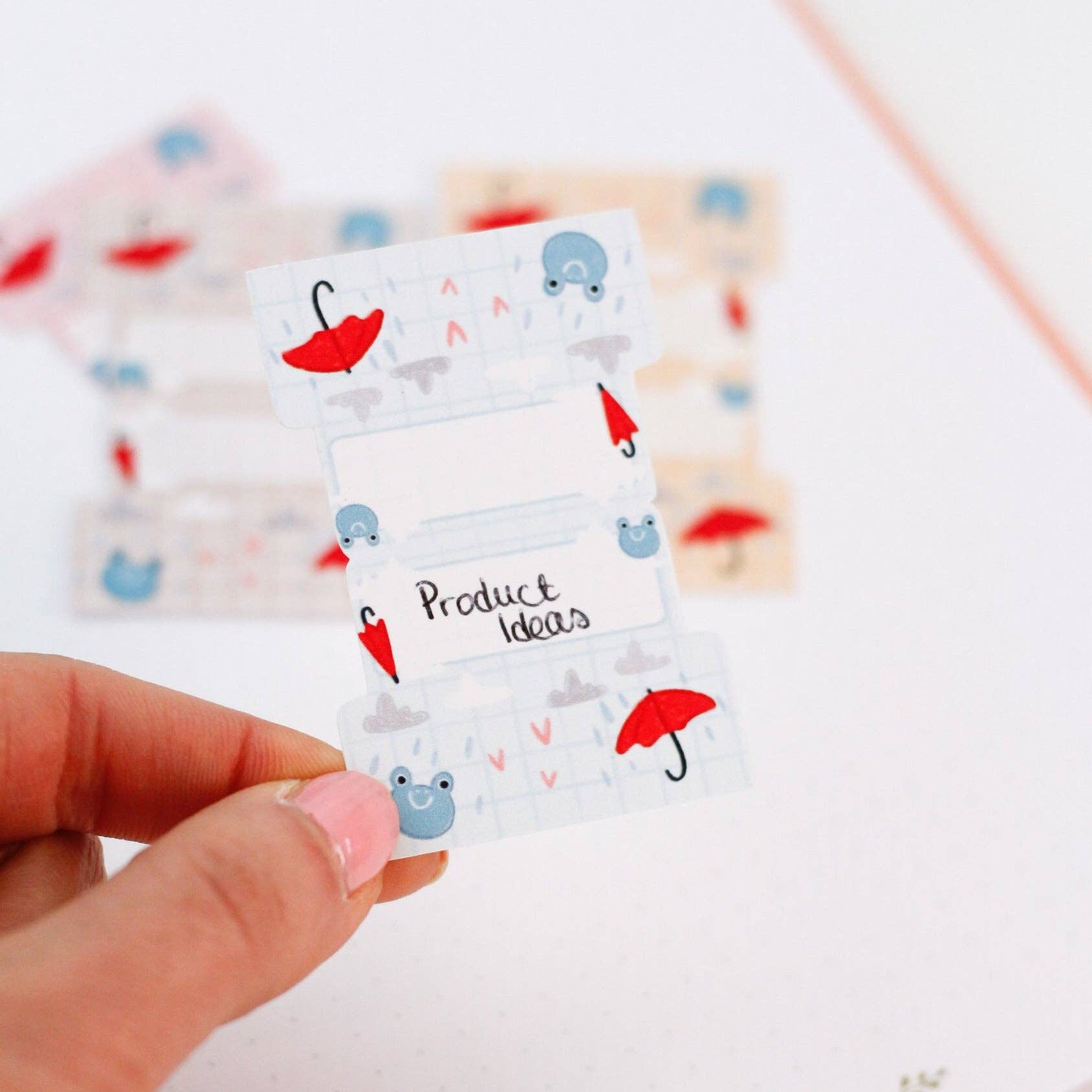 Decorative Adhesive Tabs – Cute Planner Tabs