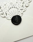 Black Sparkles Wax Seal Beads
