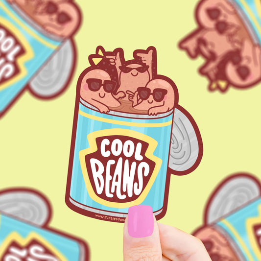 Cool Beans Vinyl Sticker