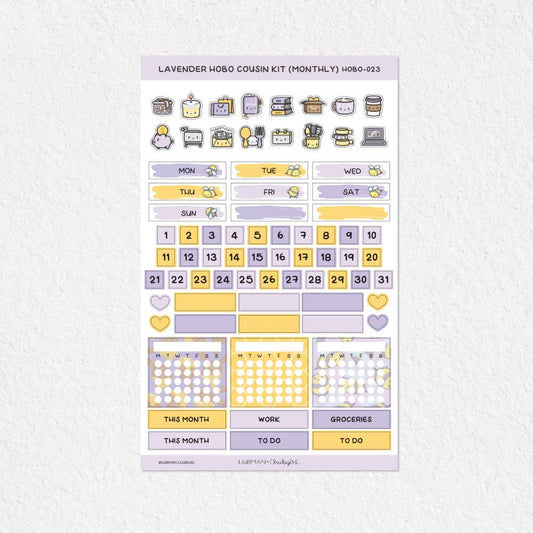Honey Lavender Theme Cousin Monthly Kit