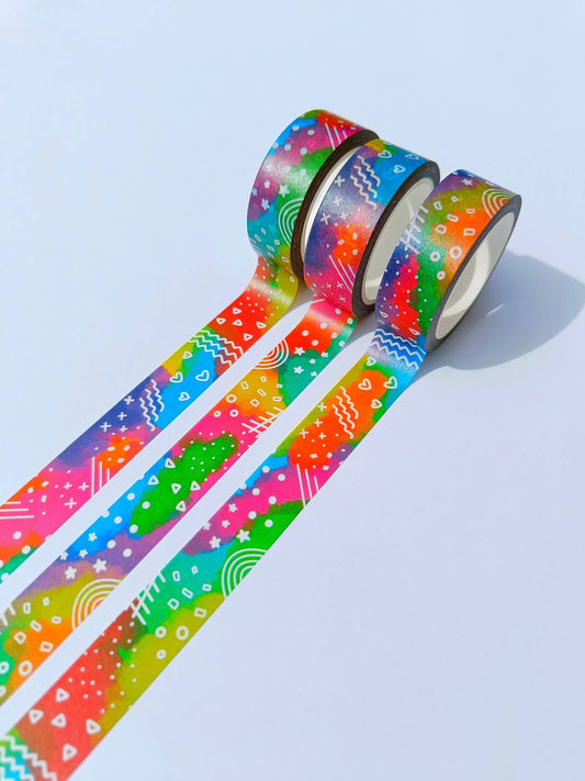 Rainbow Doodle Washi Tape
