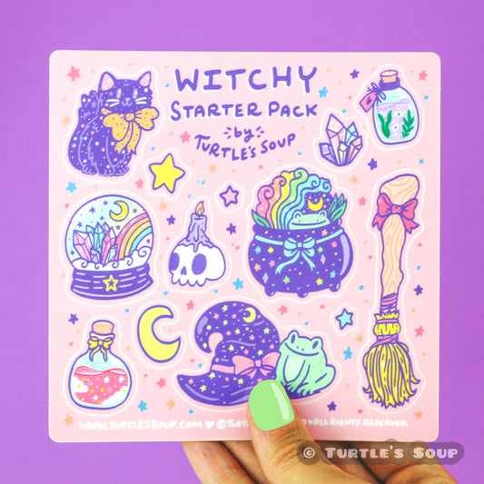Witchy Starter Pack Sticker Sheet