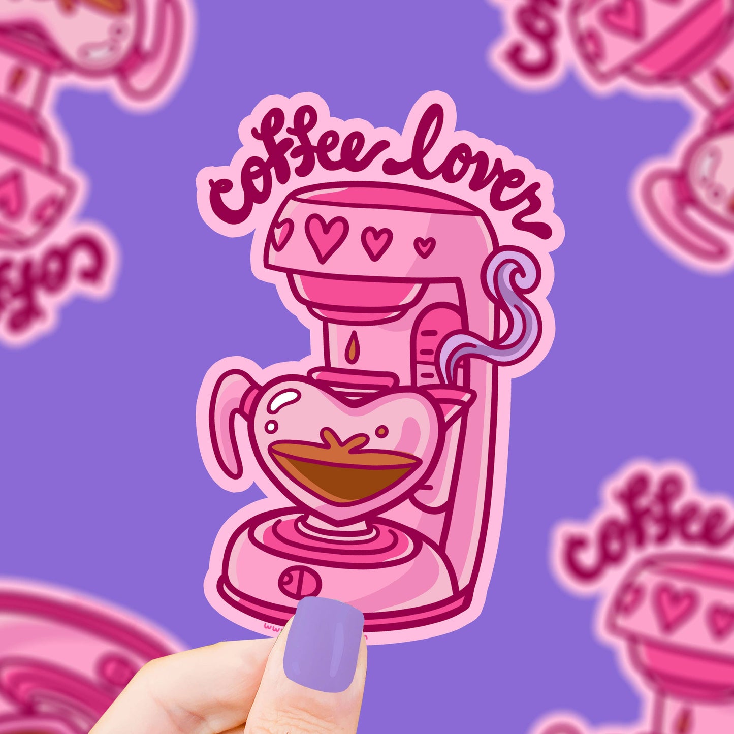 Coffee Lover Vinyl Sticker