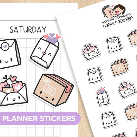 Happy Packages Planner Stickers