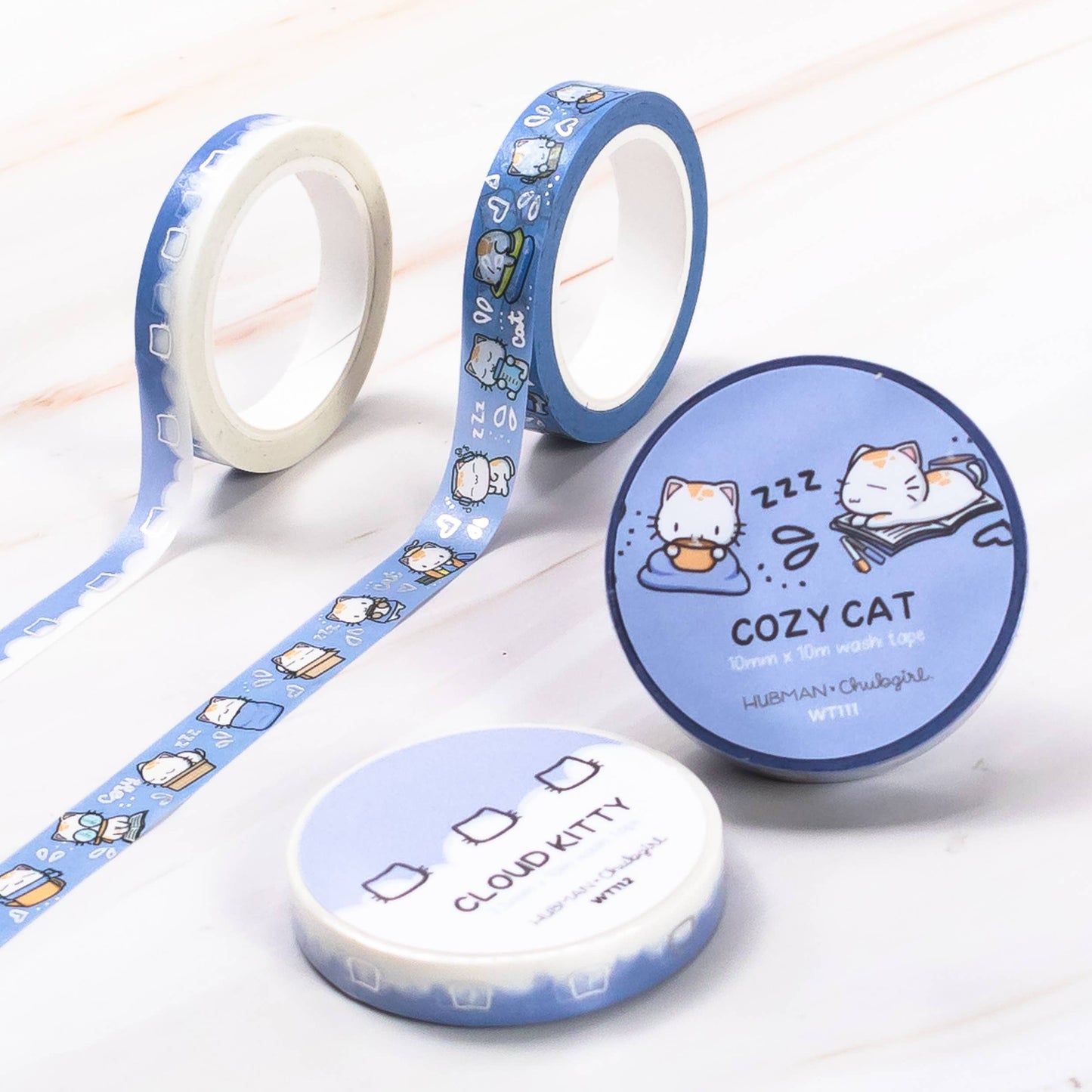 Cozy Cat Washi Tape (Set of 2)