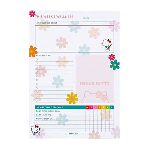 Hello Kitty Wellness Notepad