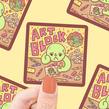 Art Block Vinyl Sticker