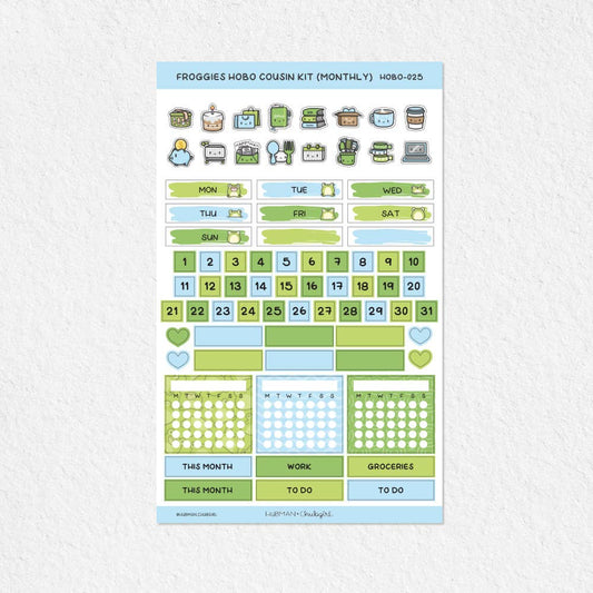 Ponds and Froggies Theme Cousin Monthly Kit